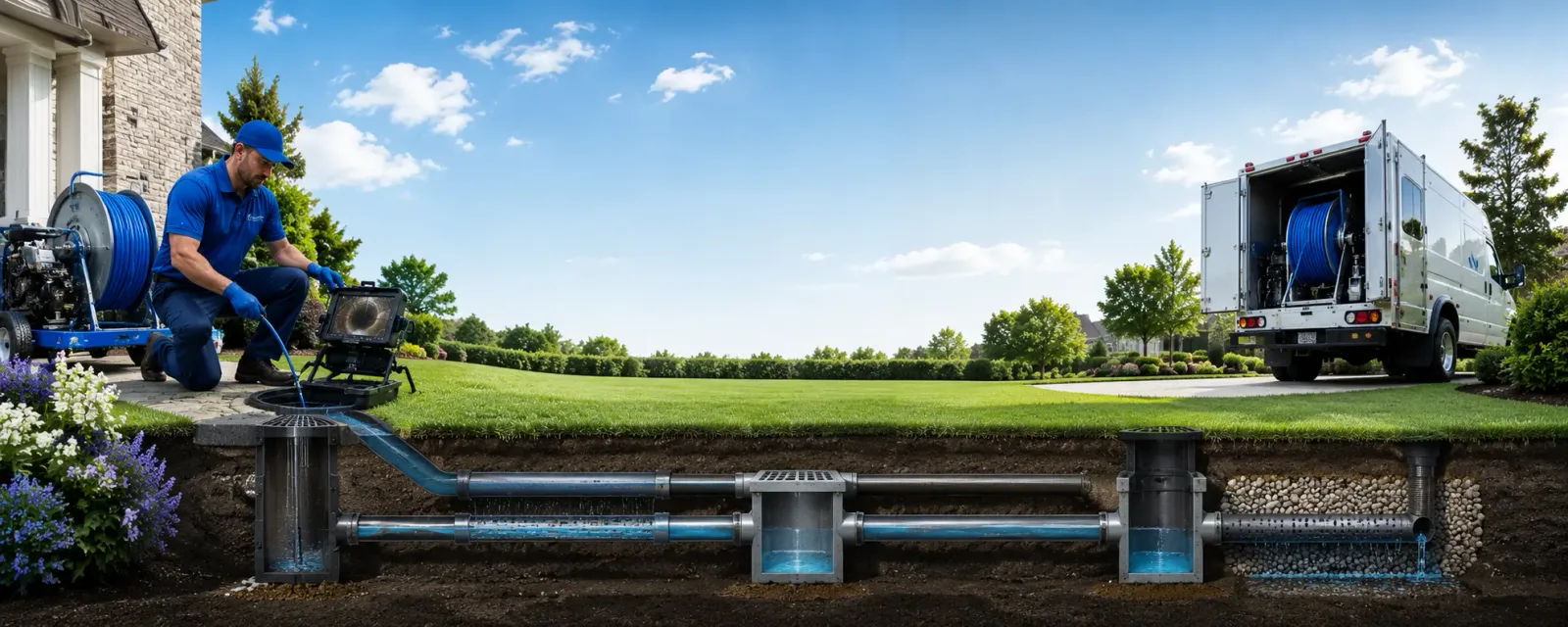 Outdoor drain cleaning information for Bowman, ND